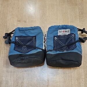 Stonz Navy and Sky Baby Booties